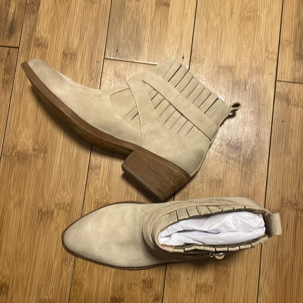 All Saints leather boots light brown number 39